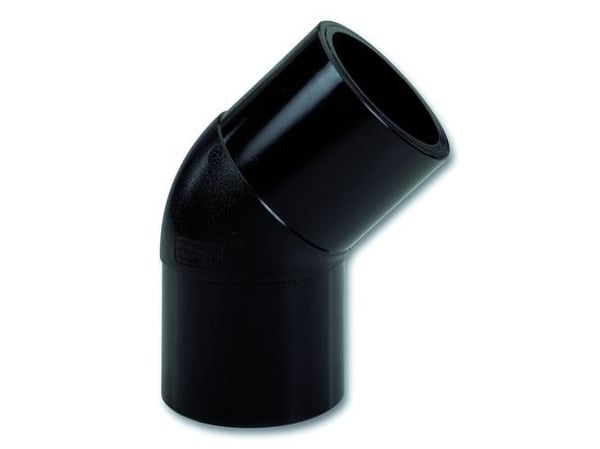 Stuk-el mutka 250mm x 45gr PN10 SDR17 PN10 SDR17