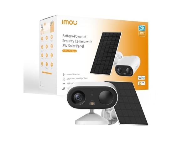 Imou Cell Go Full color Kit, IP-sikkerhetskamera, Utendørs, Trådløs, Tak/Vegg, Hvit, Kule (form)