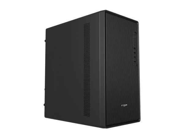 FSP S120 - Mid tower - micro ATX - ingen strømforsyning (ATX) - svart - USB/lyd