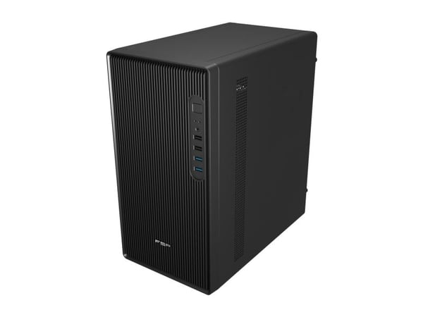 FSP S120 - Mid tower - micro ATX - ingen strømforsyning (ATX) - svart - USB/lyd