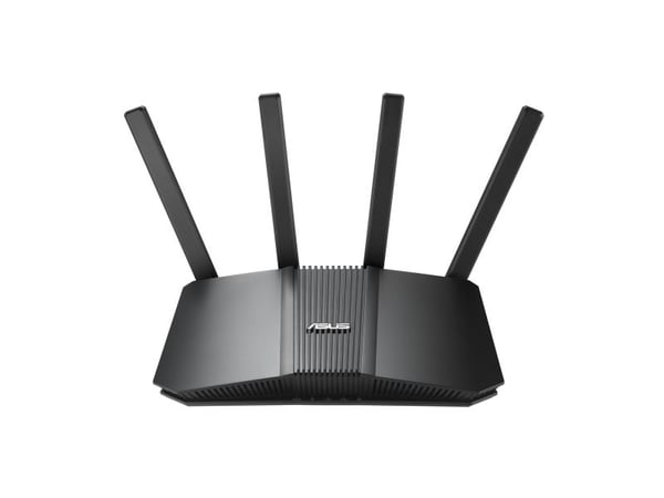 ASUS RT-BE55, Wi-Fi 7 (802.11be), Dobbelbånd (2.4 GHz / 5 GHz), Ethernet/bredbåndsforbindelse, Svart, Frittstående router