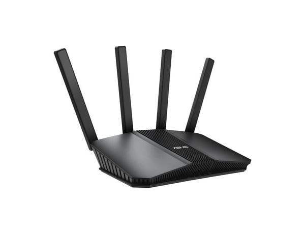 ASUS RT-BE55, Wi-Fi 7 (802.11be), Dobbelbånd (2.4 GHz / 5 GHz), Ethernet/bredbåndsforbindelse, Svart, Frittstående router