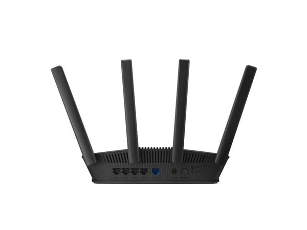 ASUS RT-BE55, Wi-Fi 7 (802.11be), Dobbelbånd (2.4 GHz / 5 GHz), Ethernet/bredbåndsforbindelse, Svart, Frittstående router