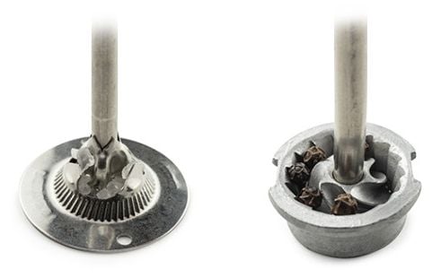 Peugeot Fidji, Salt- og pepperkvernsett, Svart, Sølv, Rustfritt stål, Tre, Rustfritt stål, Pepper, Salt, 150 mm