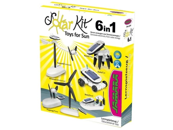 Jamara Solar Kit 6-in-1, Aurinkokunta, Sähkö, musta, Valkoinen