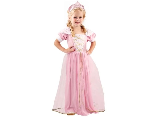 Boland 82236, Fancy kostyme, Barn, Jente, Andre, Princess, Rosa, Hvit, Gult