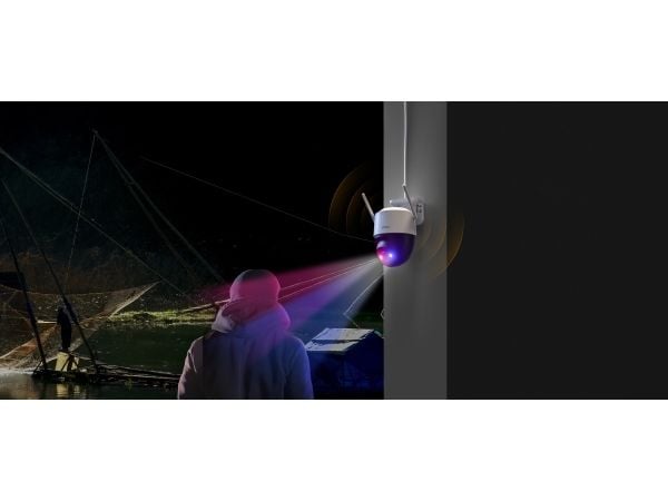 Imou Cruiser SC 4G 3MP, IP-sikkerhetskamera, Utendørs, Ledning & Trådløs, Tak/Vegg, Hvit, Sfærisk