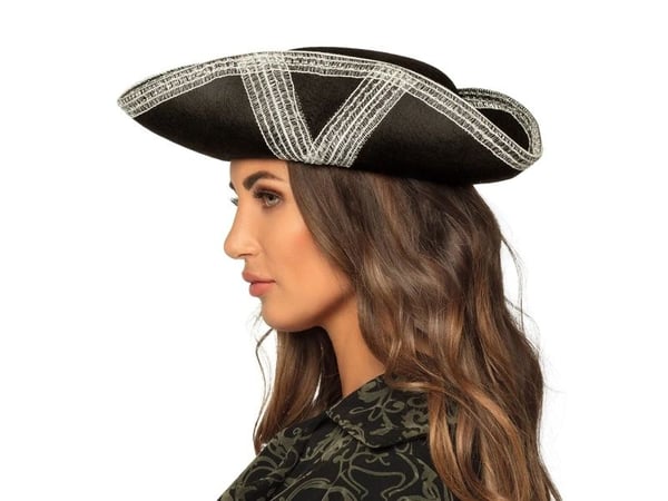 Boland 8712026040152, Hatt til kostyme, Voksen, Alle kjønn, Polyester, Sort, 340 mm