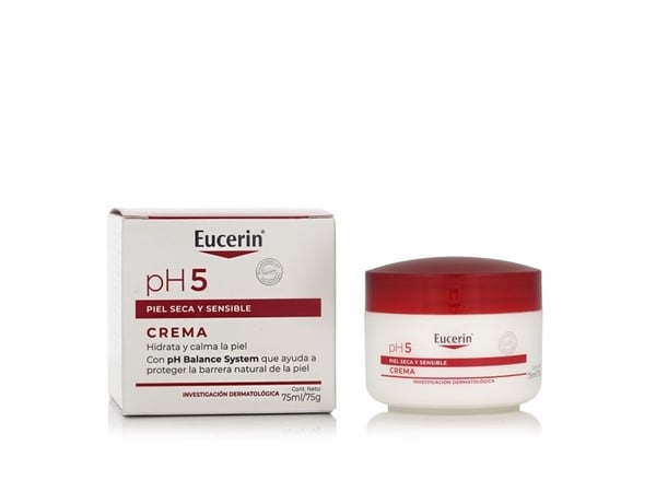 Eucerin pH5 Cream, Kerma, Kosteuttava, Raikastava, Universaali, 75 ml, Purkki, 1 kpl