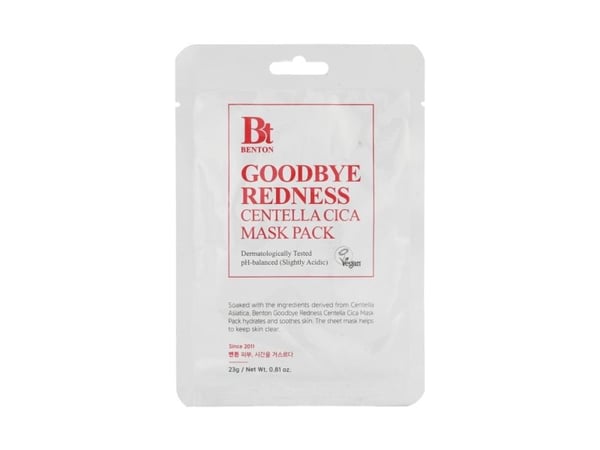 Benton Goodbye Redness Centella Cica Mask Pack 23 g