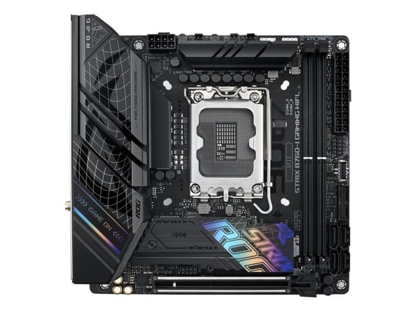 ASUS ROG STRIX B760-I GAMING WIFI - Hovedkort - mini-ITX - LGA1700-sokkel - B760 Chipset - USB 3.2 Gen 1, USB-C 3.2 Gen 1, USB-C 3.2 Gen 2x2, USB-C...