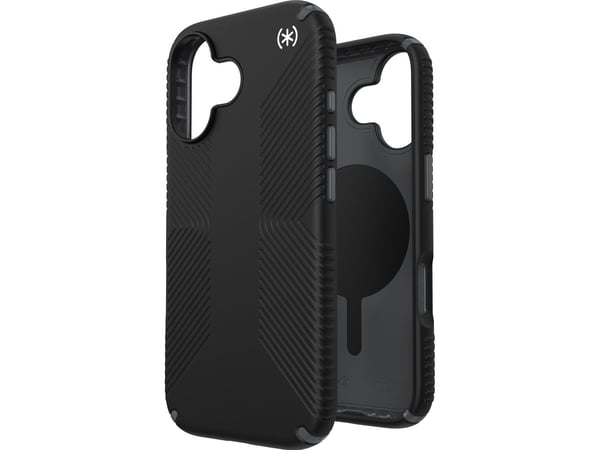 "Speck Presidio2 Grip MagSafe -kotelo iPhone 17:lle (musta/harmaa/valkoinen)"