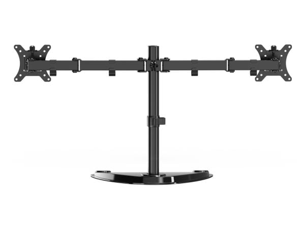 Gembird - Stativ - for 2 LCD-skjermer - stål, plastikk - svart - skjermstørrelse: 13"-32" - skrivebord