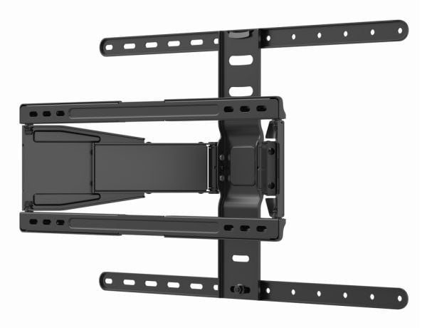 Gembird - Monteringssett (veggmontering) - for TV - full bevegelse - stål - finteksturert svart - skjermstørrelse: 43"-90"