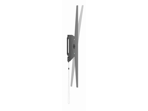 Gembird - Monteringssett (veggmontering) - for LCD-skjerm - tipping - stål - finteksturert svart - skjermstørrelse: 43"-100"