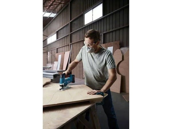 Bosch GST 185-LI, Toppgrep, Sort, Blå, 45°, -45 - 45°, Aluminium, Stål, Tre, Børsteløs - SOLO