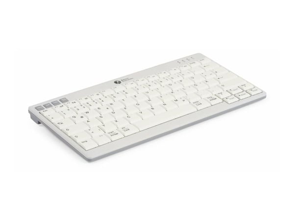BakkerElkhuizen UltraBoard 950 V2 - Tastatur - compact - trådløs - Bluetooth 3.0 - QWERTY - Storbritannia - lysegrå, mørk grå - 100% recycle/biodeg...