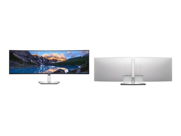 Dell UltraSharp U4924DW - LED-skjerm - kurvet - 49" - 5120 x 1440 5K Dual QHD @ 60 Hz - IPS Black - 350 cd/m² - 2000:1 - 5 ms - 2xHDMI, DisplayPort...
