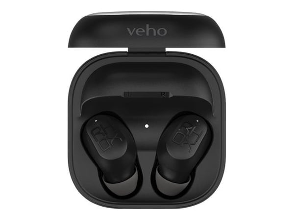 Veho Z-Series RHOX LX - True wireless-hodetelefoner med mikrofon - i øret - Bluetooth - svart