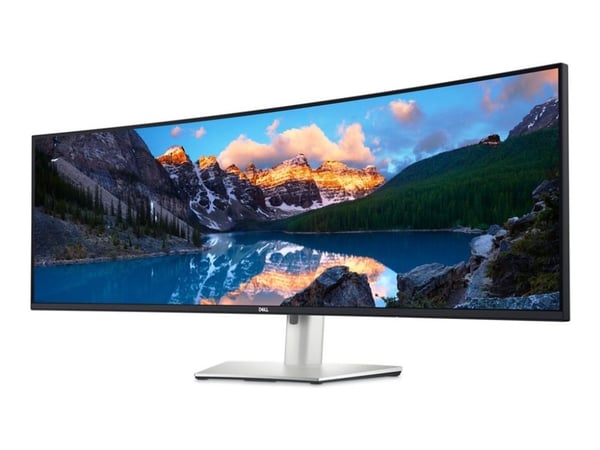 Dell UltraSharp U4924DW - LED-skärm - böjd - 49" - 5120 x 1440 5K Dual QHD @ 60 Hz - IPS Black - 350 cd/m² - 2000:1 - 5 ms - 2xHDMI, DisplayPort, U...