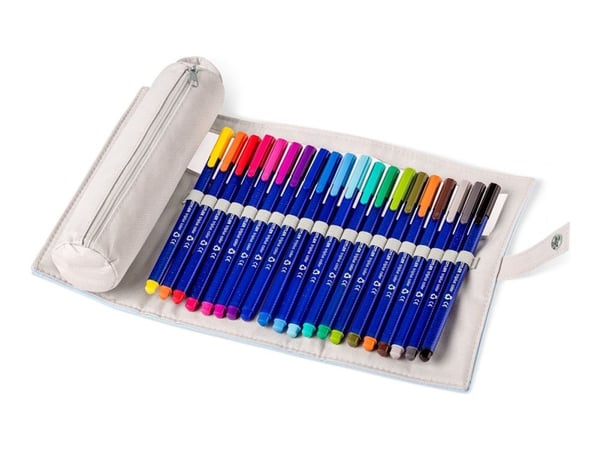 STAEDTLER fiberspetspennor triplus färg rPP 20 st
