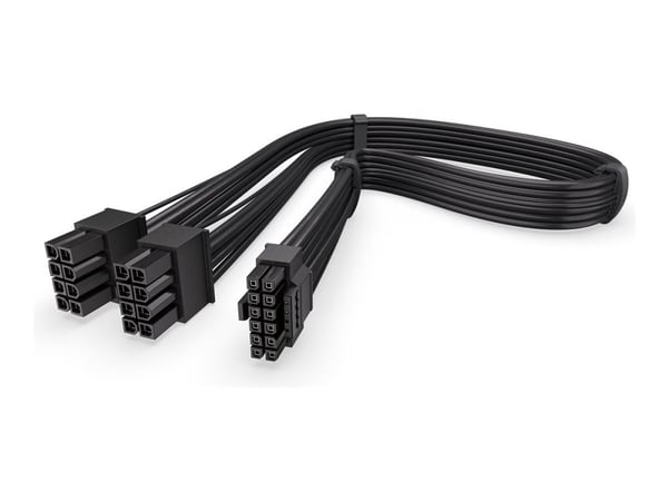 Endorfy - Strømkabel - 12VHPWR (hunn) til 8-pins PCIe-strøm (hunn) - 60 cm - svart