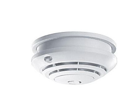 ESYLUX Protector K - røykvarsler, 230 V, hvit, med reledriver