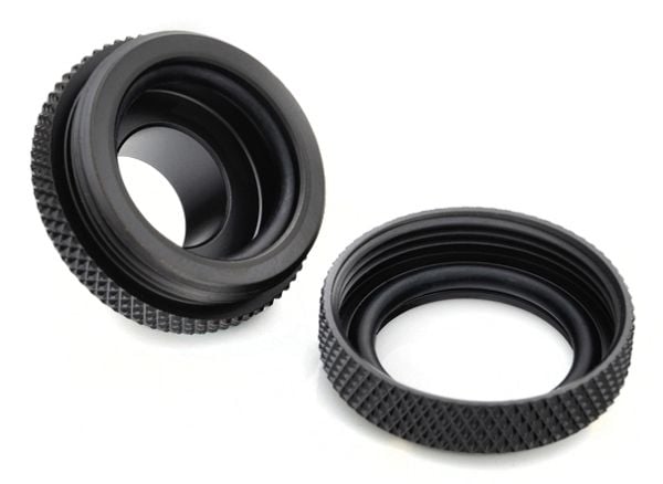 Bitspower Multi-Link adaptertilkobling rett G1/4 tommer AG til 16 mm OD hardt rør - kullsvart