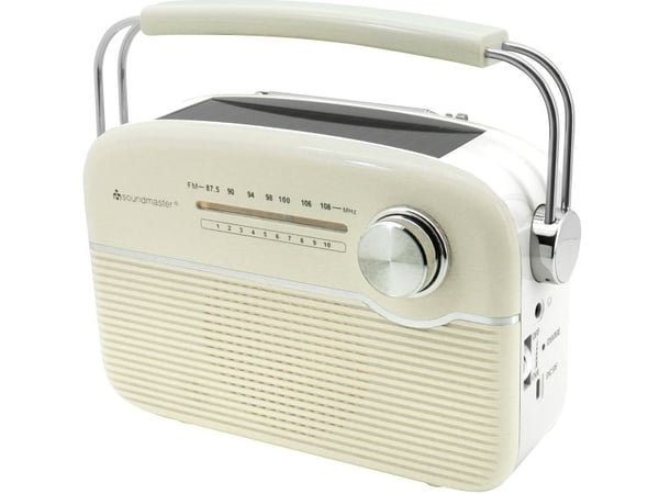 Soundmaster TR480BE, Bärbar, Analog, FM, 3 W, 3,5 mm, Beige