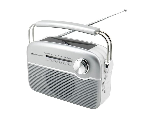 Soundmaster TR480SI, Bærbar, Analog, FM, 3 W, 3,5 mm, Sølv