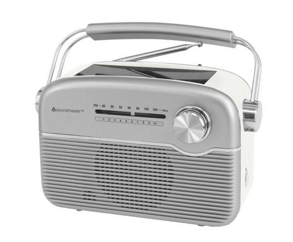 Soundmaster TR480SI, Bærbar, Analog, FM, 3 W, 3,5 mm, Sølv