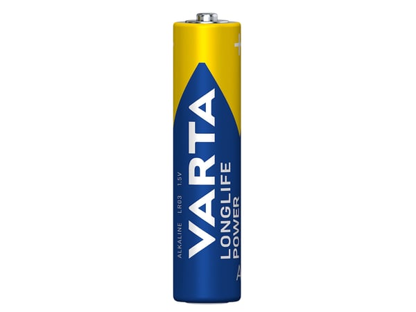 Varta 04903 121 720, Kertakäyttöinen akku, LR03, Alkali, 1,5 V, 20 kpl, Sininen, Keltainen