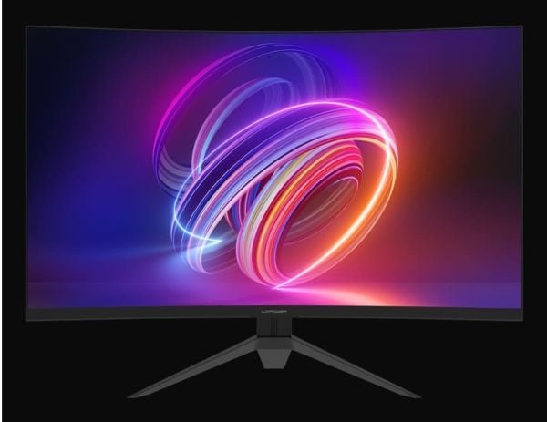LC Power LC-M27FC - LCD-skjerm - gaming - kurvet - 27" - 1920 x 1080 Full HD (1080p) @ 180 Hz - VA - 300 cd/m² - 3000:1 - 3.6 ms - 2xHDMI, DisplayP...