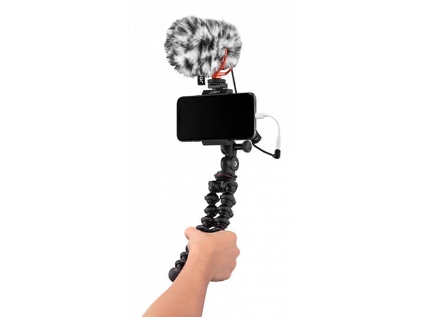 Joby JB01695-BWW, Mikrofonpute, Joby, Wavo, Sort, Hvit, Nylon, Syntetisk, 130 mm