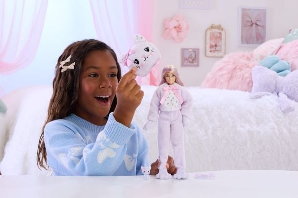 Barbie Cutie Reveal Sweet Bows Purple Kitten