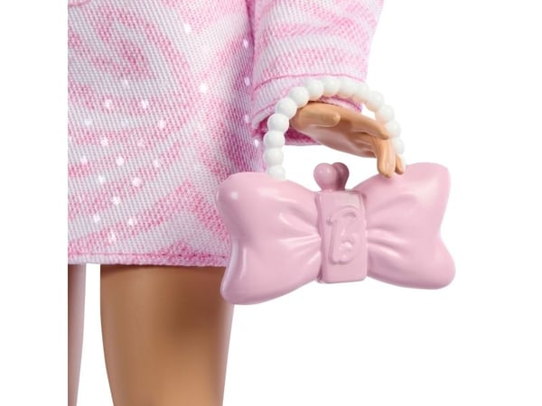 Barbie Deluxe Style Pink Denim Jacket Blonde