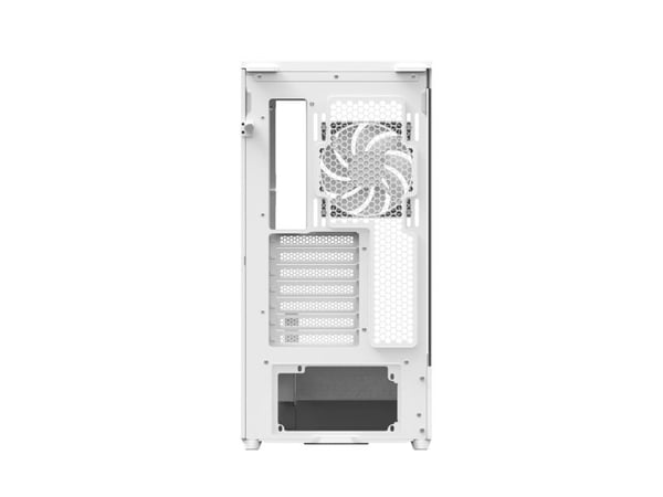 Aerocool P500A-WT, Midi Tower, PC, Hvit, ATX, Micro ATX, Mini-ITX, SPCC, Herdet glass, Spilling