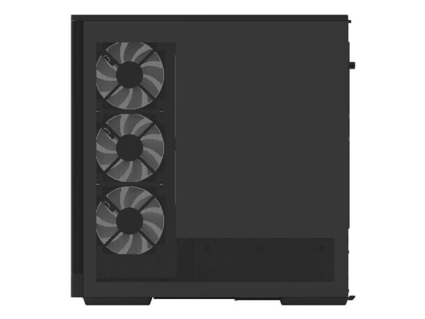 Aerocool P500A-BK, Midi Tower, PC, Svart, ATX, Micro ATX, Mini-ITX, SPCC, Herdet glass, Spilling