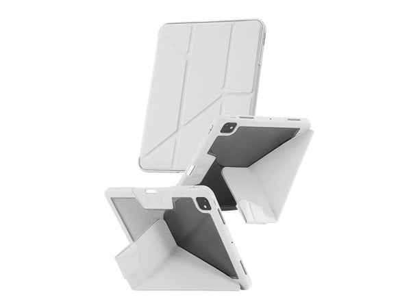 CARE by PanzerGlass - Lommebok for nettbrett - termoplast-polyuretan (TPU), polykarbonat, kunstlær - grå - for Apple 13-inch iPad Air; 13-inch iPad...