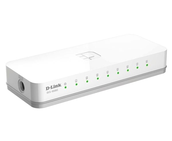 D-Link DES 1008C - Switch - ohanterad - 8 x 10/100