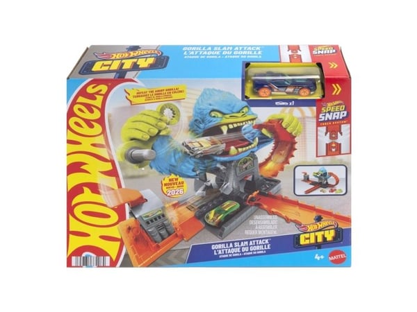 Hot Wheels City Nemesis Gorilla Garage Attack
