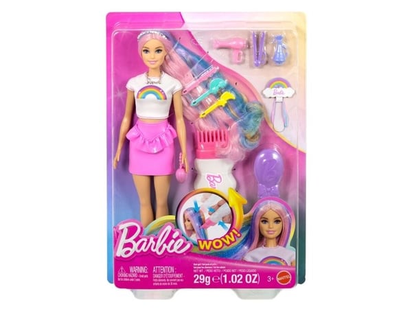 Barbie Rainbow Sparkle Hair Play Doll