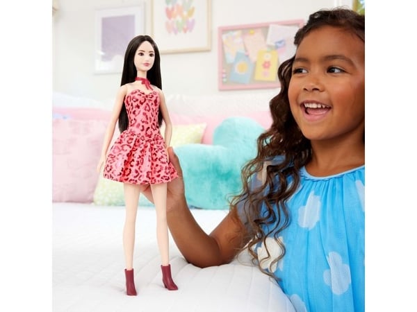 Barbie Fashionista Doll Pink Leopard Brunette