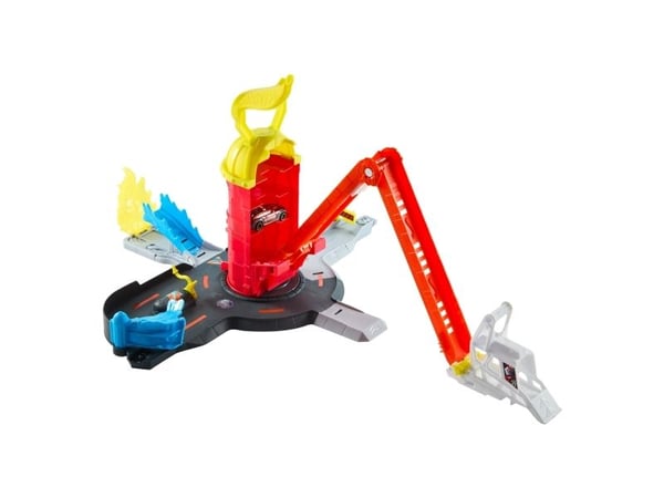 Hot Wheels City Super Fire Station Playset