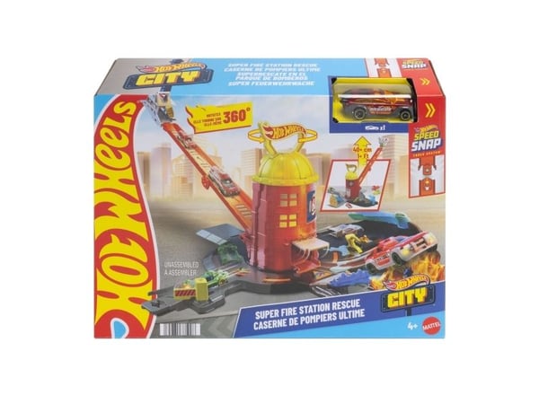 Hot Wheels City Super Fire Station Playset