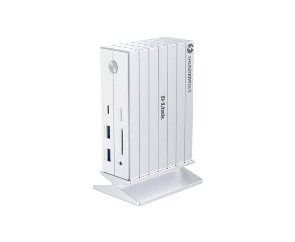 D-Link DUF-E01 - Dokkingstasjon - USB-C / USB-A - DP, HDMI, Thunderbolt 4 - 1GbE - Europa