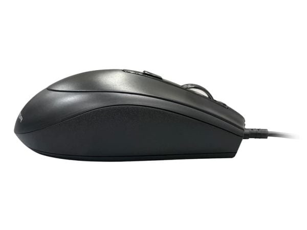 LC-Power LC-M721B, Ambidekstriøs, Optisk, USB Type-A, 2400 DPI, Svart