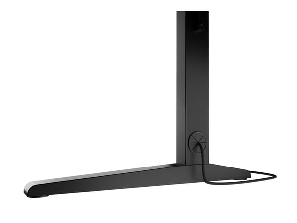 Genesis Holm Modular - Skrivbord - rektangulär - antracit, svart