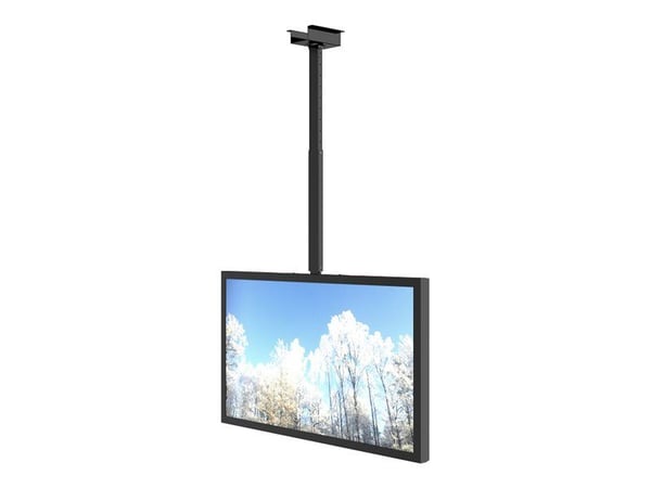 HI-ND - Monteringssett (hylster) - landskap - for flatpanel - svart - skjermstørrelse: 55" - takmonterbar