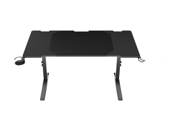 Genesis Holm Modular - Skrivbord - rektangulär - antracit, svart